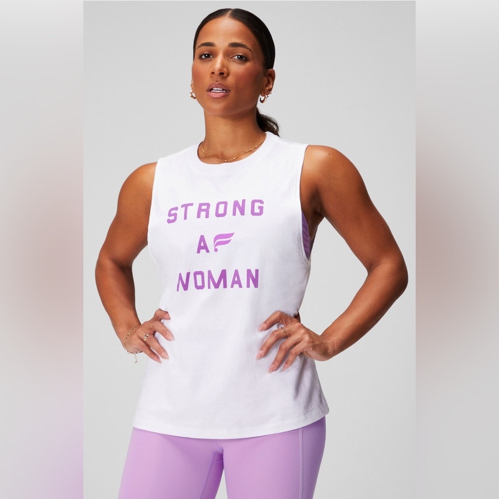 International Women's Day Muscle Tank Size XS